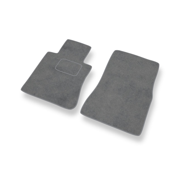 Alfombrillas de Velour adecuadas para Mercedes-Benz CL W140 Coupé (1992-2000) - alfombras para coche - Premium color gris