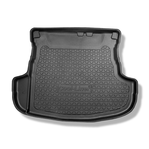 Alfombra para maletero adecuada para Mitsubishi Outlander III SUV (09.2012-10.2021) - Protector maletero - Alfombrilla maletero antideslizante - 5 plazas; parte inferior del maletero (con y sin subwoofer); no adecuado para versión Plug-in híbrida