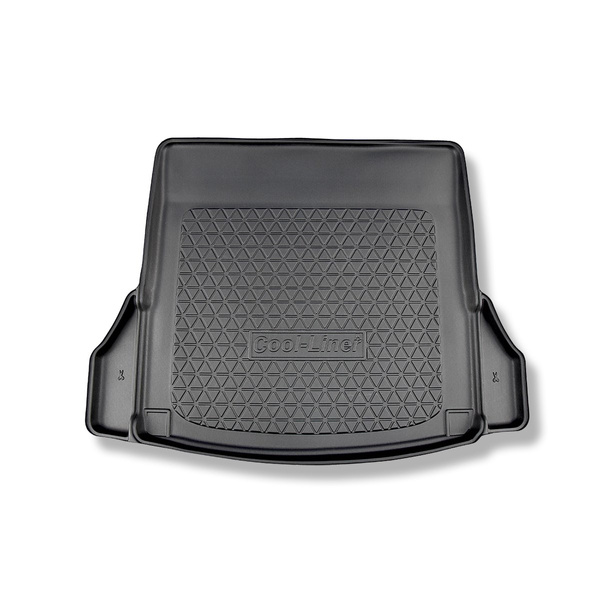 Alfombra para maletero adecuada para Mercedes-Benz CLA C118 Coupé (05.2019-....) - Protector maletero - Alfombrilla maletero antideslizante - compartimentos desmontables en los modelos con red lateral; no adecuado para versión Plug-in híbrida