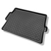 Conjunto de alfombrilla para maletero y alfombrillas para el interior del coche TPE para: Peugeot 3008 SUV (11.2016-....) - maletero superior (borde de carga del maletero igualado); suelo móvil en la posición superior; no para la versión híbrida; sin Hi-F