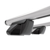 Portaequipajes de techo adecuadas para Volkswagen Passat B7 Variant (2010-2014) - baca plata para coche - barras para techo de coche - railing - aluminio