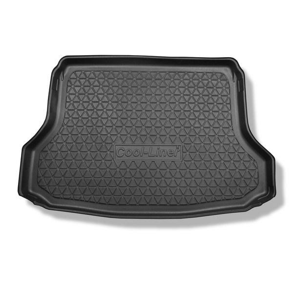 Alfombra para maletero adecuada para Nissan X-Trail III T32 SUV (08.2014-08.2017) - Protector maletero - Alfombrilla maletero antideslizante - 5 plazas; parte superior del maletero (con base móvil)