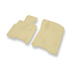 Alfombrillas de Velour adecuadas para Mazda Xedos 9 Berlina (1993-2003) - alfombras para coche - Premium color beige