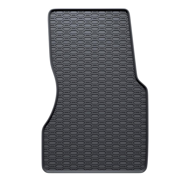 Alfombrillas de goma adecuadas para Renault Twingo E-Tech Hatchback (2020-2024) - alfombras para coche - negro - 2 unidades