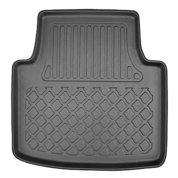 Conjunto de alfombrilla para maletero y alfombrillas para el interior del coche TPE para: Volkswagen Arteon Fastback, Shooting Brake (06.2017-....) - con kit de reparación, sin rueda de repuesto; compartimento derecho desmontable