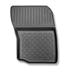 Alfombrillas de TPE adecuadas para Mitsubishi Outlander III SUV (09.2012-10.2021) - no adecuado para versión híbrida; sin la tercera fila - alfombras para coche