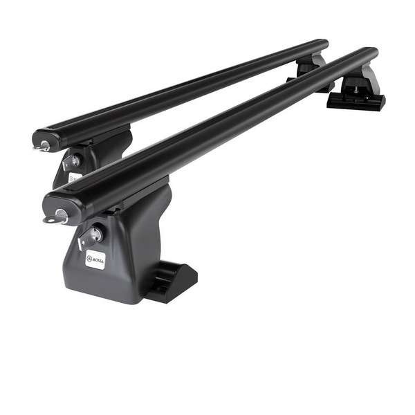 Portaequipajes de techo adecuadas para Dodge Caravan Monovolumen (2001-2007) - baca negra para coche - barras para techo de coche - perfil en T - aluminio