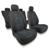 Fundas universales para asientos de coche para Fiat Freemont (2011-2016) - UNE-BL