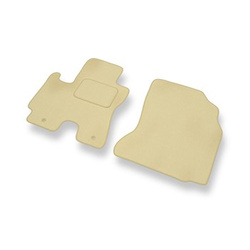 Alfombrillas de Velour adecuadas para Toyota RAV4 II SUV (2000-2005) - alfombras para coche - Premium color beige
