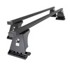 Portaequipajes de techo adecuadas para Renault Kangoo II Furgoneta (2008-2021) - baca negra para coche - barras para techo de coche - puntos de montaje - acero
