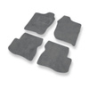 Alfombrillas de Velour adecuadas para Suzuki Jimny SUV (1998-....) - alfombras para coche - Premium color gris
