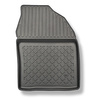 Conjunto de alfombrilla para maletero y alfombrillas para el interior del coche TPE para: Toyota C-HR SUV (01.2017-12.2023) - con / sin subwoofer; posibilidad de quitar el borde izquierdo; no adecuado para versión 2.0 Hybrid Dynamic Force