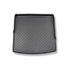 Alfombra para maletero adecuada para Volkswagen Tiguan Allspace SUV (11.2017-....) - Protector maletero - Alfombrilla maletero antideslizante - 5 plazas; para el maletero superior; modelos con el piso móvil del maletero / 7 plazas; 3a fila abatible