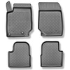 Alfombrillas de TPE adecuadas para Citroen C4 X Hatchback (10.2022-....) - no para la versión eléctrica y híbrida - alfombras para coche