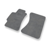 Alfombrillas de Velour adecuadas para Subaru Baja I Pick-Up (2002-2006) - alfombras para coche - Premium color gris
