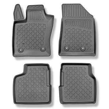 Alfombrillas de TPE adecuadas para Jeep Compass II MP 4xe Plug-in Hybrid SUV (07.2020-....) - alfombras para coche