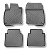 Alfombrillas de TPE adecuadas para Honda CR-V V (RW) SUV (10.2018-....) - sin la tercera fila; también con tracción híbrida - alfombras para coche