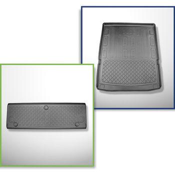 Conjunto de alfombrilla para maletero y alfombrillas para el interior del coche 