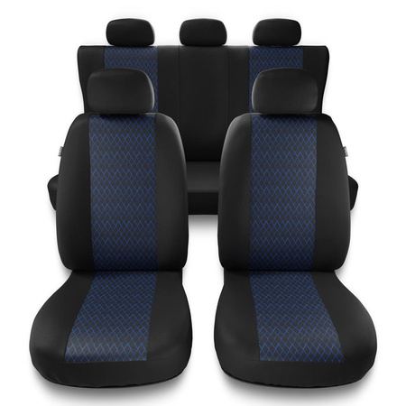 Fundas universales para asientos de coche para Fiat 500X (2014-2024) - PF-BL