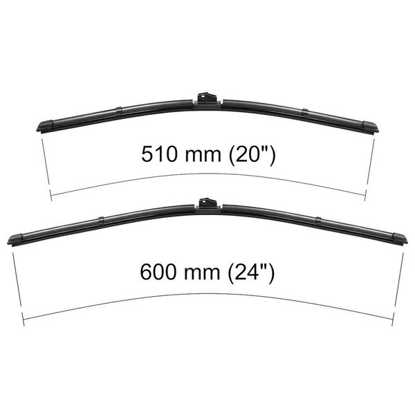 Escobillas limpiaparabrisas para la luna delantera para BMW X5 E70 SAV (10.2011-06.2013) - escobillas plana