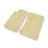 Alfombrillas de Velour adecuadas para Mazda MX-5 I Roadster (1990-1998) - alfombras para coche - Premium color beige