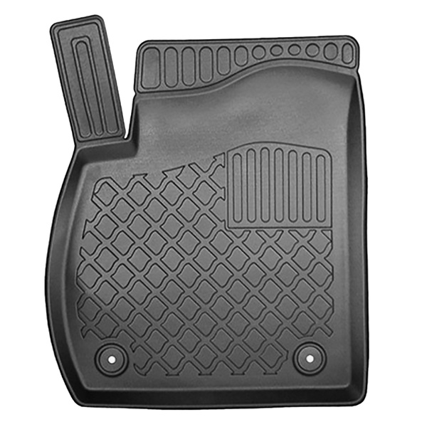 Conjunto de alfombrilla para maletero y alfombrillas para el interior del coche TPE para: Opel Zafira C Monovolumen (01.2012-07.2019) - 5/7 plazas; 3a fila de asientos abatible