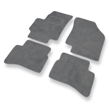 Alfombrillas de Velour adecuadas para Kia Rio II Hatchback, Berlina (2005-2011) 