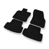 Alfombrillas de fieltro adecuadas para SEAT Ateca SUV (2016-....) - alfombras para coche - color negro