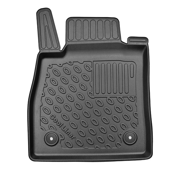 Conjunto de alfombrilla para maletero y alfombrillas para el interior del coche TPE PREMIUM para: Ford Fiesta VII Hatchback (07.2017-2023) - parte inferior del maletero; modelos sin base móvil en el maletero; también con tracción híbrida