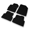 Alfombrillas de Velour adecuadas para Chevrolet Aveo II T300 Berlina (2011-2020) - alfombras para coche - Premium color negro