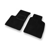 Alfombrillas de Velour adecuadas para Fiat Panda II Hatchback, Furgoneta (2003-2012) - alfombras para coche - Premium color negro
