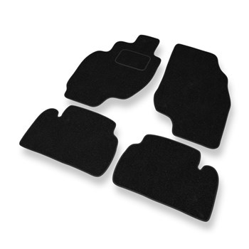 Alfombrillas de fieltro adecuadas para Hyundai Coupe II (1999-2002) - alfombras para coche - color negro