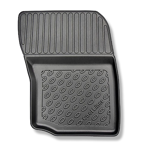Alfombrillas de TPE adecuadas para Mitsubishi Outlander III SUV (09.2012-10.2021) - no adecuado para versión híbrida; sin la tercera fila - alfombras para coche