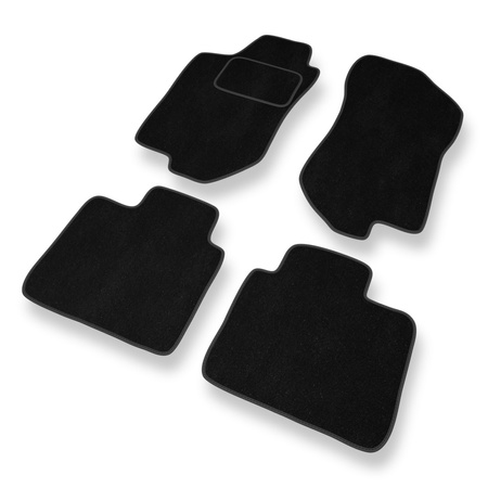 Alfombrillas de Velour adecuadas para Alfa Romeo 145 I (1994-2000) - alfombras para coche - Premium color negro