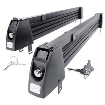 Portaesquís para portaequipajes de techo - Ski rack M-7703 - negro - para 3 pares de esquís o 2 tablas de snowboard