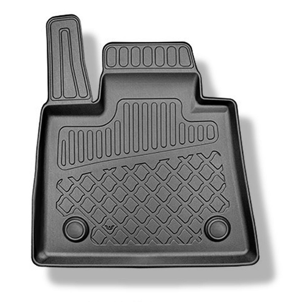 Conjunto de alfombrilla para maletero y alfombrillas para el interior del coche TPE para: BMW X6 G06 SAC (11.2019-....) - maletero superior (para maletero doble); también para modelos con rieles