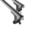 Portaequipajes de techo adecuadas para Peugeot Partner mk I Furgoneta (2003-2010) - baca plata para coche - barras para techo de coche - puntos de montaje - aluminio