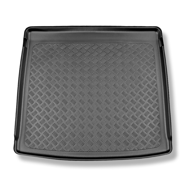 Alfombra para maletero adecuada para Mercedes-Benz GLE V167 SUV (11.2018-....) - Protector maletero - Alfombrilla maletero antideslizante - 5/7 plazas; 3a fila de asientos abatible; también para Plug-in Hybrid; asiento trasero inmóvil