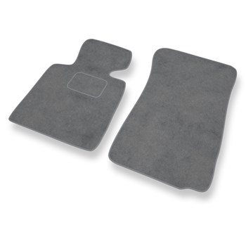 Alfombrillas de Velour adecuadas para BMW Z4 I E85, E86 (2002-2008) - alfombras para coche - Premium color gris