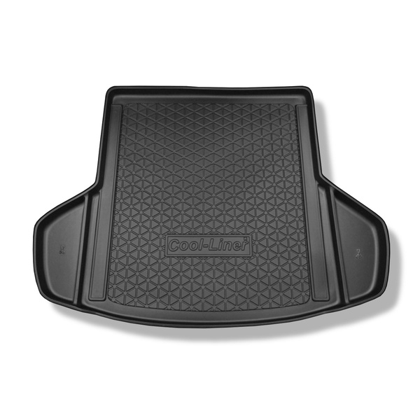 Alfombra para maletero adecuada para Toyota Avensis III Familiar (01.2009-08.2018) - Protector maletero - Alfombrilla maletero antideslizante - también para modelos con carriles de sujeción; compartimentos desmontables