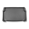 Alfombra para maletero adecuada para Opel Mokka B SUV (02.2021-....) - Protector maletero - Alfombrilla maletero antideslizante - parte inferior del maletero; bajo / sin base móvil en el maletero
