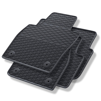 Alfombrillas de goma adecuadas para Skoda Kamiq (2019-....) - alfombras para coche - negro