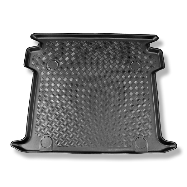 Alfombra para maletero adecuada para Opel Combo D Furgoneta (2012-12.2017) - Protector maletero - Alfombrilla maletero antideslizante - 5 plazas; L2 (larga distancia entre ejes)
