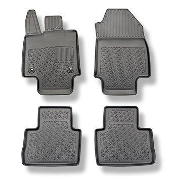 Alfombrillas de TPE adecuadas para Toyota RAV4 V SUV (01.2019-....) - también híbrido; con transmisión automática - alfombras para coche