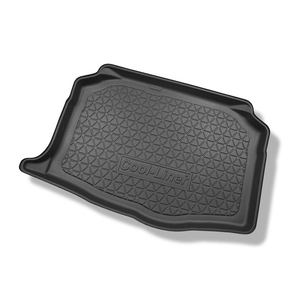 Conjunto de alfombrilla para maletero y alfombrillas para el interior del coche TPE PREMIUM para: Seat Ibiza V 6F Hatchback (06.2017-....) - parte inferior del maletero; modelos sin base móvil en el maletero