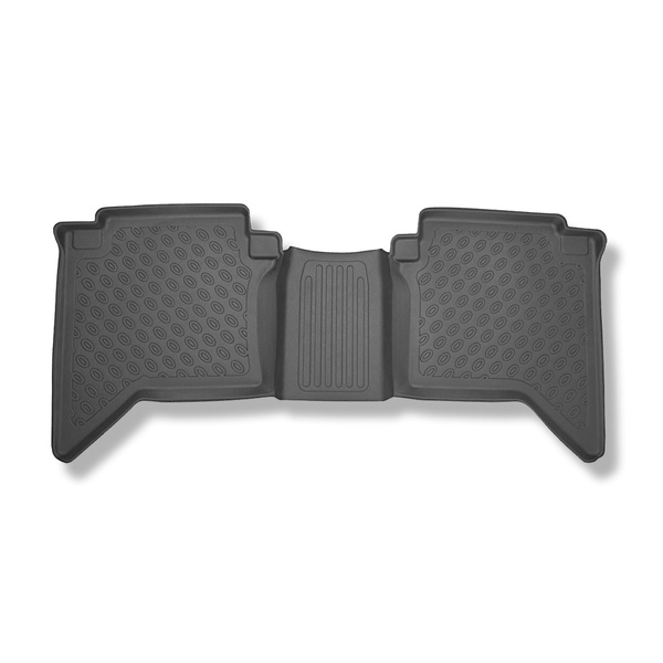 Alfombrillas de TPE adecuadas para Toyota Hilux VII Pick-Up (2006-08.2016) - cabina doble - alfombras para coche