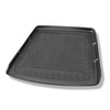 Alfombra para maletero adecuada para Audi Q5 I 8R SUV (11.2008-12.2016) - Protector maletero - Alfombrilla maletero antideslizante - revestimiento más estrecho para modelos con sistema de carriles de sujeción en el maletero