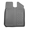 Conjunto de alfombrilla para maletero y alfombrillas para el interior del coche TPE para: Dacia Spring BBG SUV (03.2021-2024)
