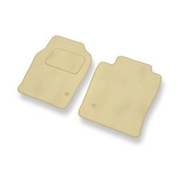 Alfombrillas de Velour adecuadas para Toyota Previa II Monovolumen (2000-2006) - alfombras para coche - Premium color beige