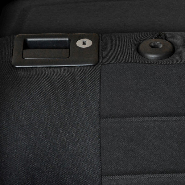 Fundas de asientos hechas a medida para Skoda Octavia II Familiar, Liftback (2004-2013) segunda fila: separación 2/1, sin funda para el reposabrazos trasero - E4